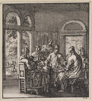KG 05874
<br/>
De Tafel..
<br/>
<em>Luyken, Jan (1649-1712)</em>